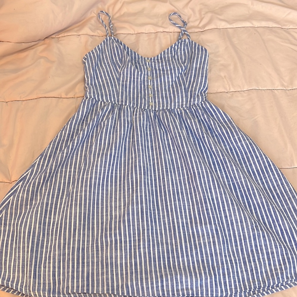 Abercrombie & Fitch Women’s Striped Mini Spaghetti Strap Dress Size XS